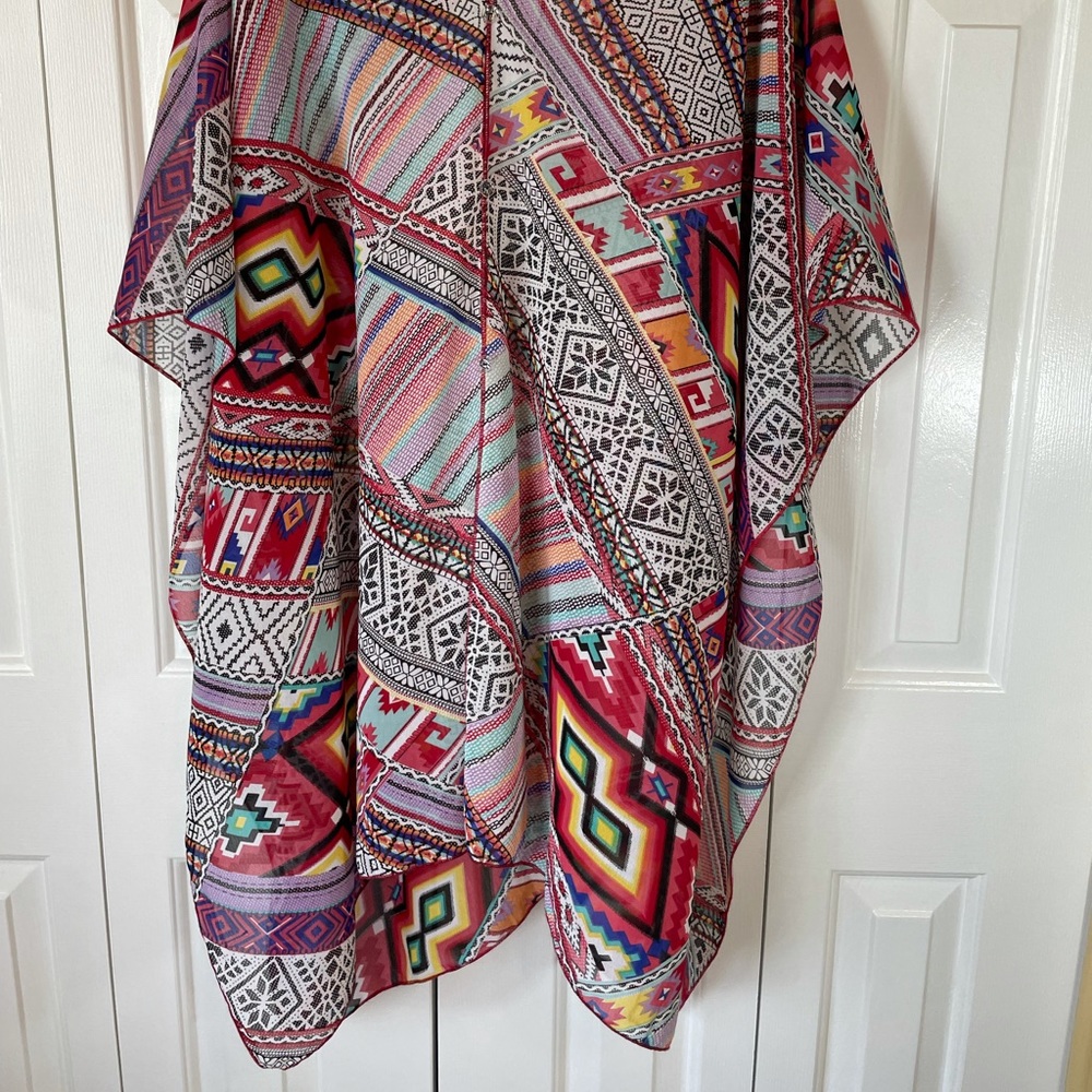 Like New Zulu Multicolored Caftan Plus Size - image 2